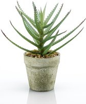 Kunstplant Aloe Vera 18 cm in pot