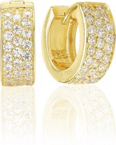 Sif Jakobs sieraden Dames Hoops 925 sterling zilveren zirconia One Size Geelgoud 32014553