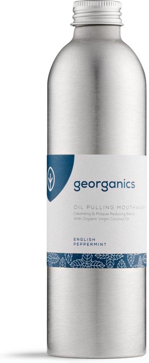Goedkoopste Mondspoeling Pepermunt (Oil Pulling) - Georganics 275 ml