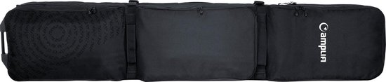 Amplifi Tour Torino snowboardtas met wielen stealth black