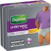 Depend Pants Pantalon d' Pantalon d'incontinence pour homme Taille Maximum S/ M - 10 pièces