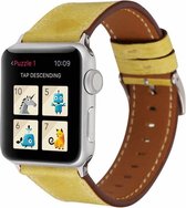 watchbands-shop.nl bandje - Apple Watch Series 1/2/3/4 (42&44mm) - Geel