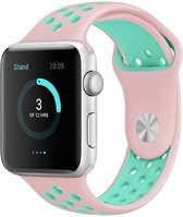 watchbands-shop.nl bandje -  Geschikt voor Apple Watch Series 1/2/3/4 (42&44mm) - Roze - S/M