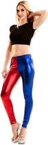 Witbaard Panty Metallic Dames Polyester Rood/blauw One-size