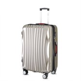 Monzana Hardcase koffer Ikarus Champagne L in ABS 38l 55x35x20cm