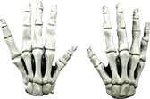 "Korte Skelet handschoenen voor volwassenen Halloween  - Verkleedattribuut - One size"