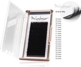 Modena Lashes Mink Wimperextensions (C) 0.10 - MIX 20stips 10-14mm