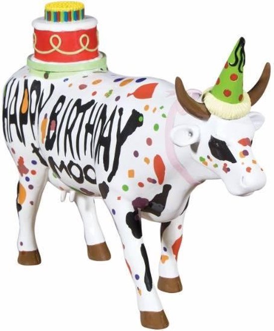 Cowparade grand Happy anniversaire à Moo