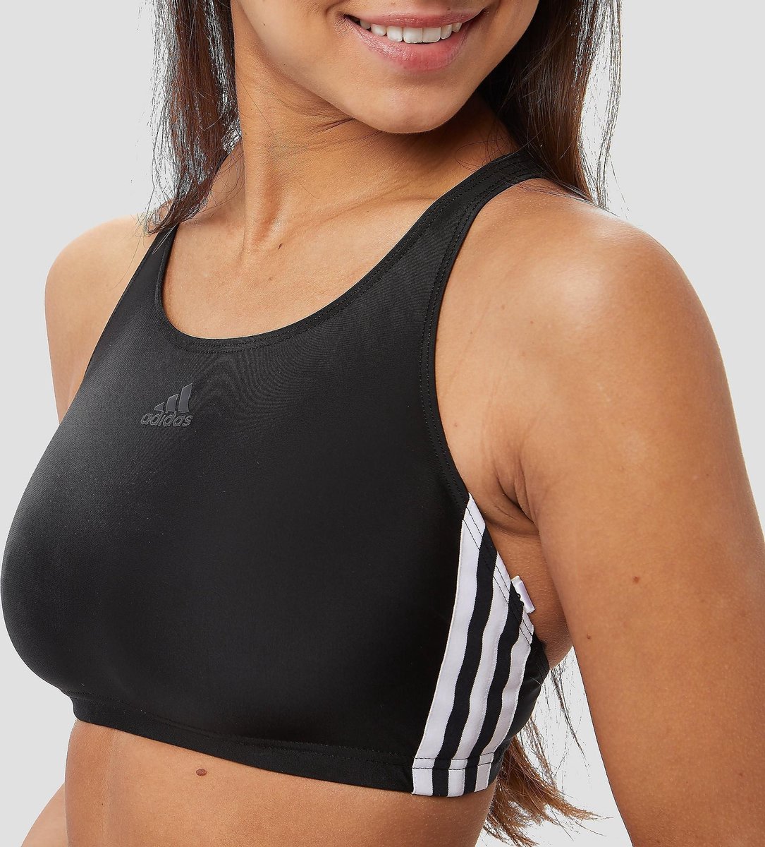 Drastisch Pessimist zich zorgen maken Adidas Fit 2-Piece 3-Stripes Bikini Zwart Dames - Maat 40 | bol.com