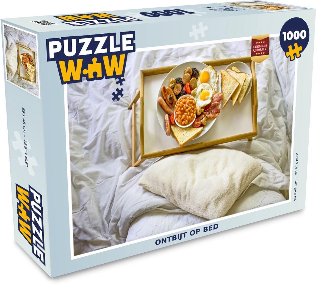 Afbeelding van product Puzzel 1000 stukjes volwassenen Ontbijt 1000 stukjes - Ontbijt op bed - PuzzleWow heeft +100000 puzzels