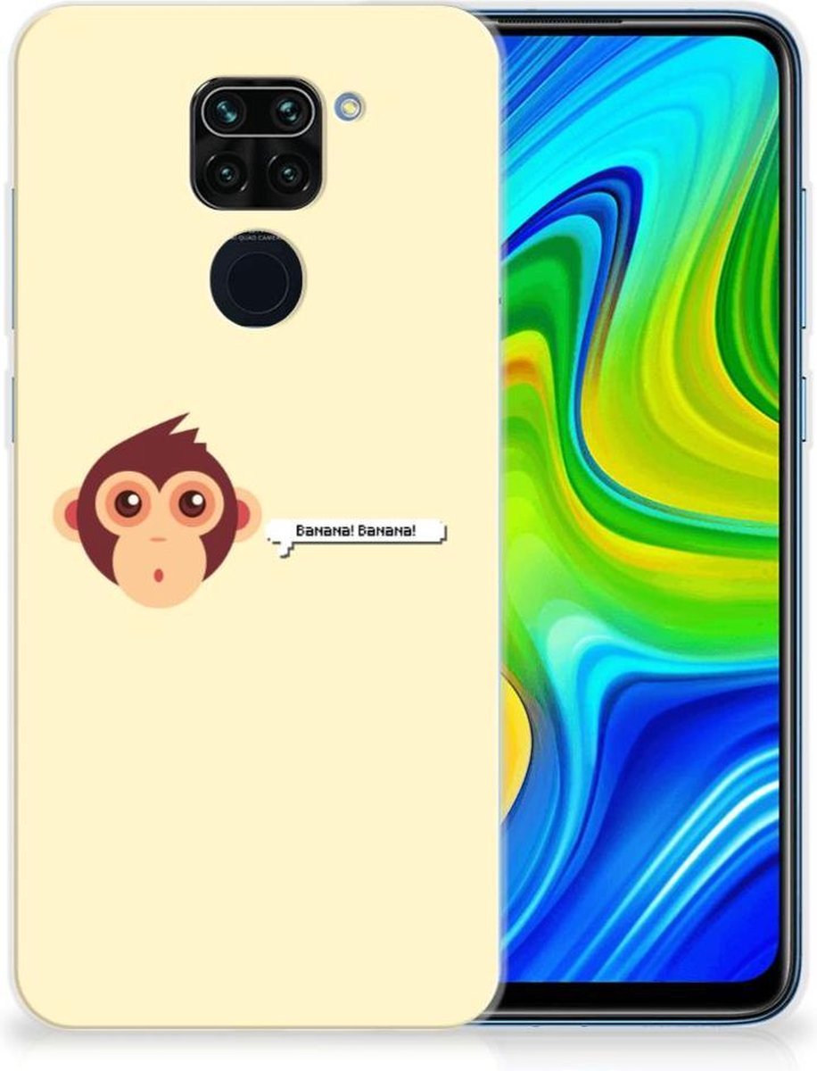 Xiaomi Redmi Note9 Telefoonhoesje met Naam Monkey