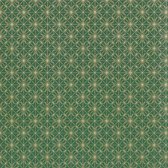 Cadeaupapier inpakpapier geschenkpapier rol Kerst Gold 50 centimeter x 200 meter