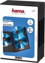 Hama DVD 3 Box 5 Pak Zwart