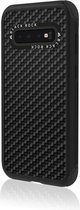 Black Rock Cover Robust Real Carbon Voor Samsung Galaxy S10 Zwart