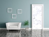 Sticky Decoration - Luxe Deursticker Marmer wit - op maat voor jouw deur