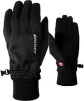 Ziener Irios Soft Shell +Gore ski handschoenen vinger da + he zwart
