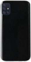 ADEL Siliconen Back Cover Softcase Hoesje Geschikt voor Samsung Galaxy A51 - Doorzichtig Transparant