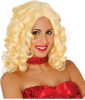 Fiestas Guirca Pruik Curly Long Dames Synthetisch Blond One-size