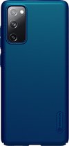 Nillkin - Samsung Galaxy S20 FE Hoesje - Super Frosted Shield - Back Cover - Blauw