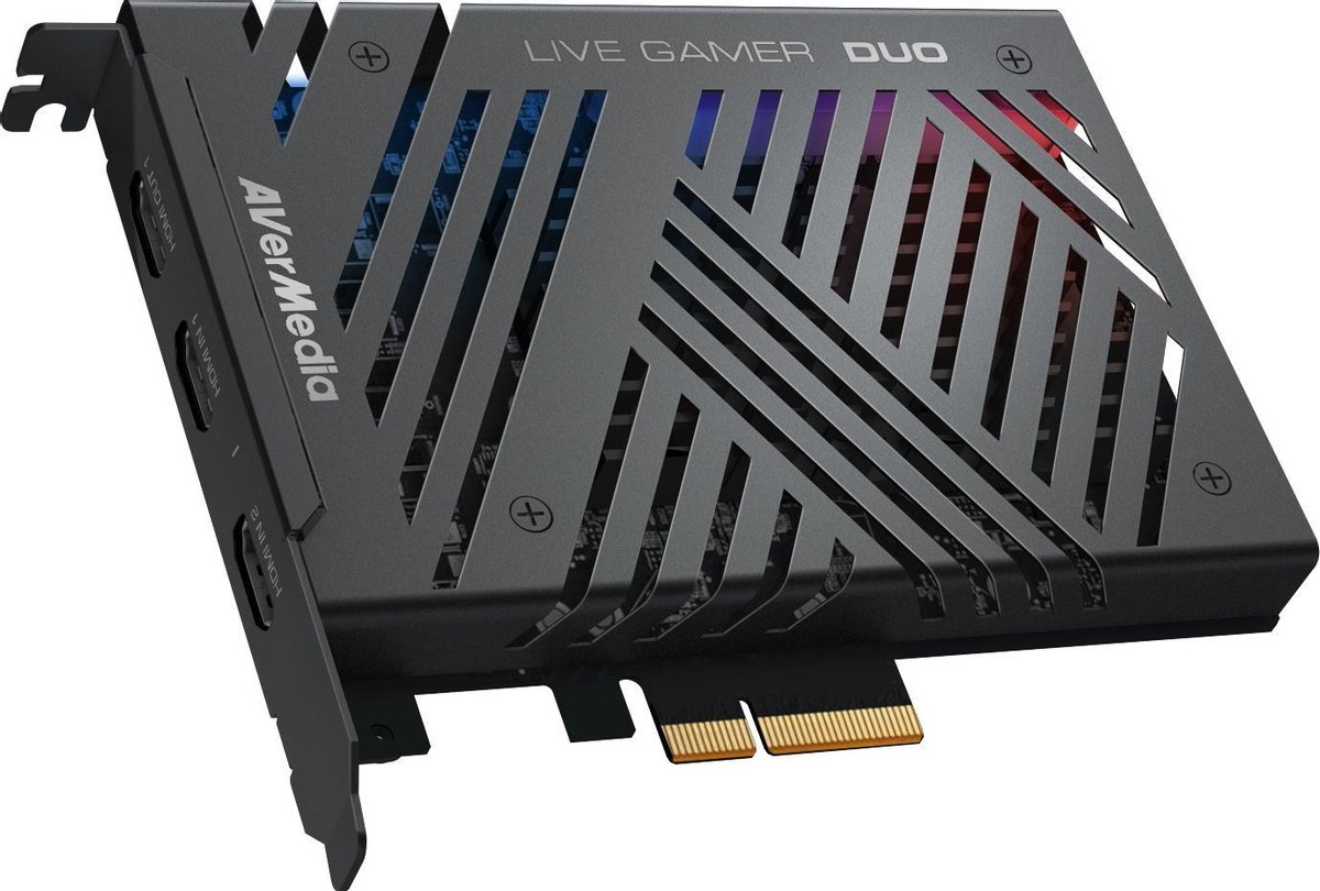 AVerMedia Live Gamer DUO - Capture Card - Dual HDMI - 1080p60 Opname - PCIe