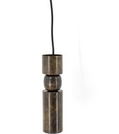 Kolony Hanglamp bruin metaal 150 cm