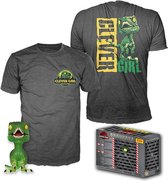 Funko Jurassic Park POP! & Tee Collectors Box Clever Raptor Exclusive - maat XL