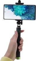 Shop4 - Samsung Galaxy S20 FE Selfie Stick Bluetooth Groen