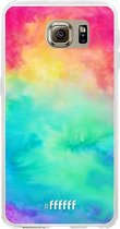 Samsung Galaxy S6 Hoesje Transparant TPU Case - Rainbow Tie Dye #ffffff