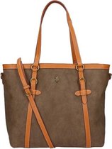 U.S. Polo Assn. Schoudertas Houston Nabuk - taupe