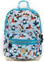 Pick & Pack Birds Backpack M / Dusty blue