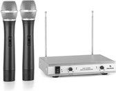 VHF-2-H 2-kanalen VHF draadloze microfoon set 2x handmicrofoon 50m