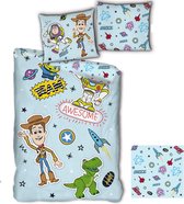 Toy Story Dekbedovertrek Awesome - Eenpersoons - 140  x 200 cm - Polyester