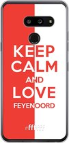 LG G8 ThinQ Hoesje Transparant TPU Case - Feyenoord - Keep calm