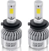 Car Plus H7 Ledlampen Universeel 12-24v Aluminium Grijs 2 Stuks