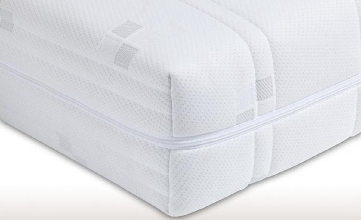 Nessa® Matras Micropocket NASA 1000 - Micropocketvering Matras heeft 7 comfort zones 180x220 wit