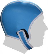 Neopreen cap - Neopreen badmuts Blauw Neoprene Swim Cap - Unisex - Maat XL (=58cm)