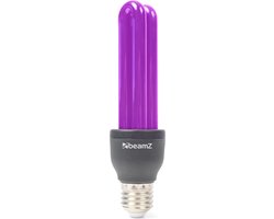 Foto: Blacklight beamz uv blacklight spaarlamp met e27 fitting