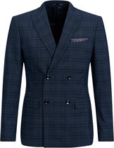 WE Fashion Heren slim fit blazer met ruitdessin, Cesar