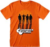 A Clockwork Orange Heren Tshirt -L- Silhouettes Oranje