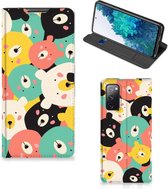Telefoonhoesje Geschikt voor Samsung Galaxy S20 FE Wallet Bookcase Bears