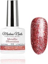 Modena Nails Gellak Metallic Obsession - 05 - 7,3ml. - Metallic glitter - Glitters - Gel nagellak