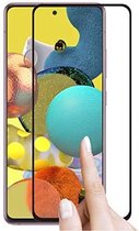 Volledige dekking Screenprotector Glas - Tempered Glass Screen Protector Geschikt voor: Samsung Galaxy A71  - 1x