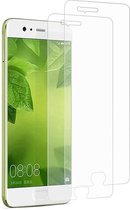 Screenprotector Glas - Tempered Glass Screen Protector Geschikt voor: Huawei P10  - 2x