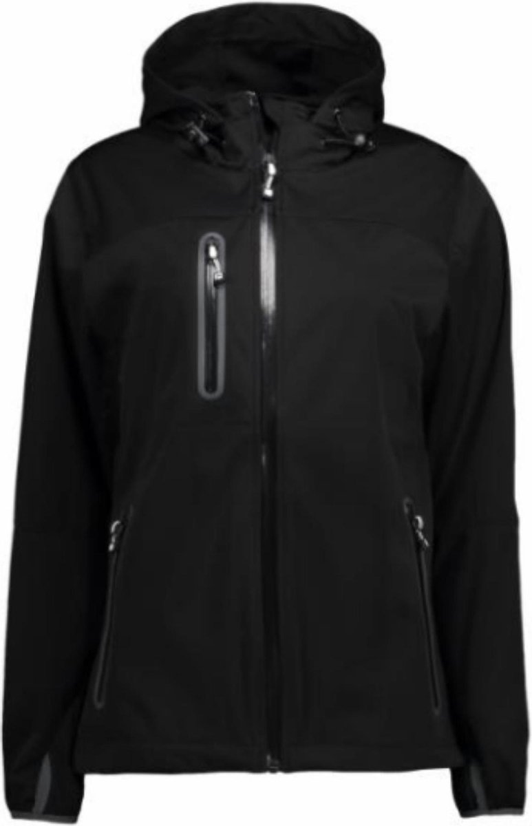 ID-Line 0876 Softshell ladies ZwartL