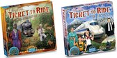 Ticket to Ride Spellenbundel - 2 stuks - Uitbreidingen - Afrika & Japan + Italië