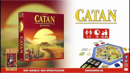 Thumbnail van een extra afbeelding van het spel Spellenbundel - Catan - 2 stuks - Basisspellen Catan & Opkomst van de Inca's