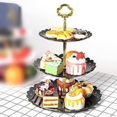 Taartstandaard | Cupcake standaard | Muffin standaard | Fruithouder | 3 etages | Veelzijdig