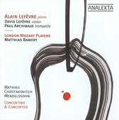 Alain Lefèvre, David Lefèvre, Paul Archibald, London Mozart Players - Mathieu, Shostakovich, Mendelssohn: Concertino & Concertos (CD)