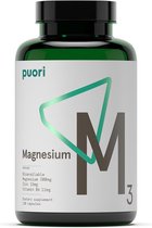 Puori M3 Magnesium Supplement 180 Capsules