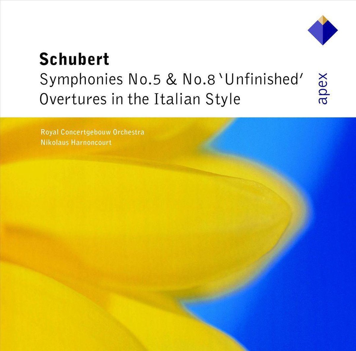 Schubert: Symphonies nos 5 & 8, Overtures etc / Harnoncourt et al